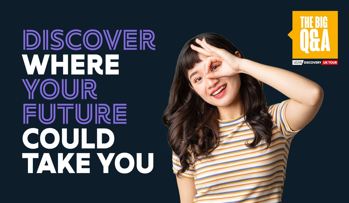 We're hosting a UCAS Discovery event at our Brayford Pool Campus next month! 🙌

You will get the chance to learn more about the University of Lincoln and many other institutions from across the country. 🗣️

26 June - 9:30 to 14:30 🗓️

Book your place: lncn.ac/discovery25