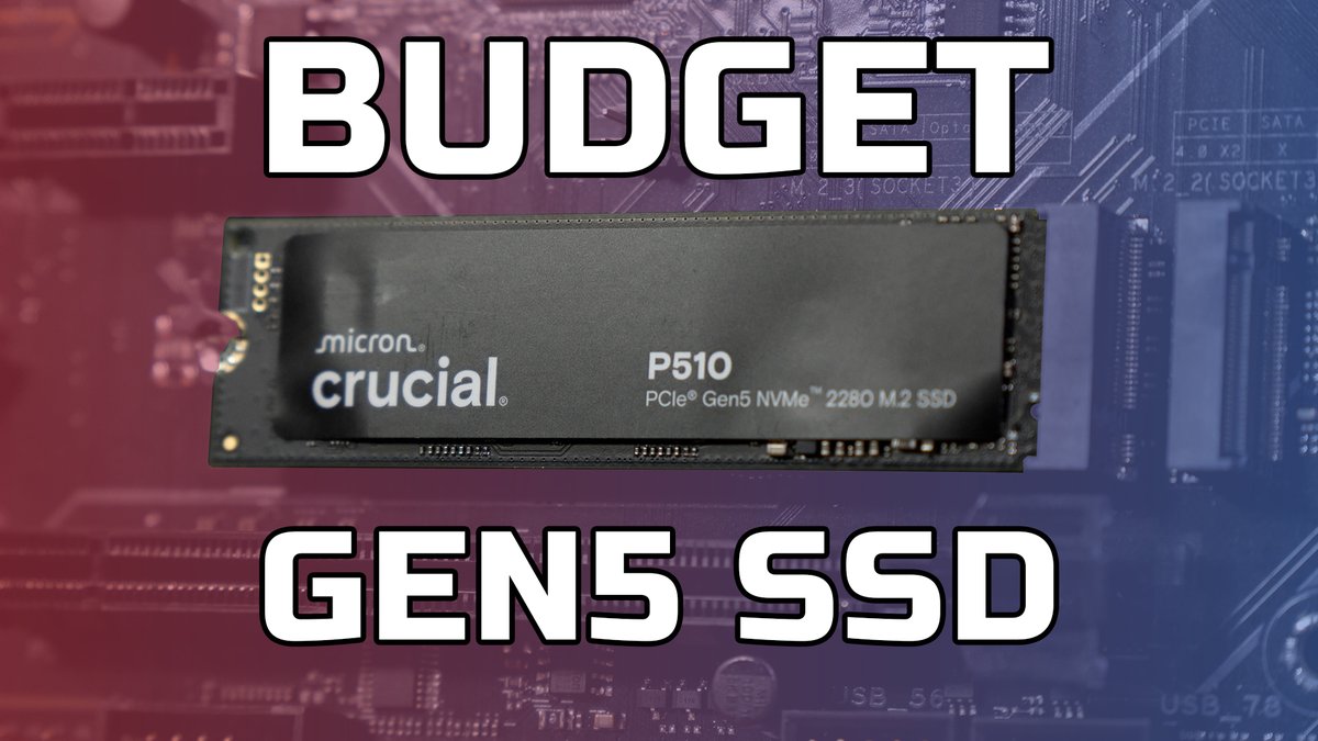 Crucial P510 2TB Gen 5 SSD Review - IT’S OVER 9000! youtu.be/FOw73C0IHQ8