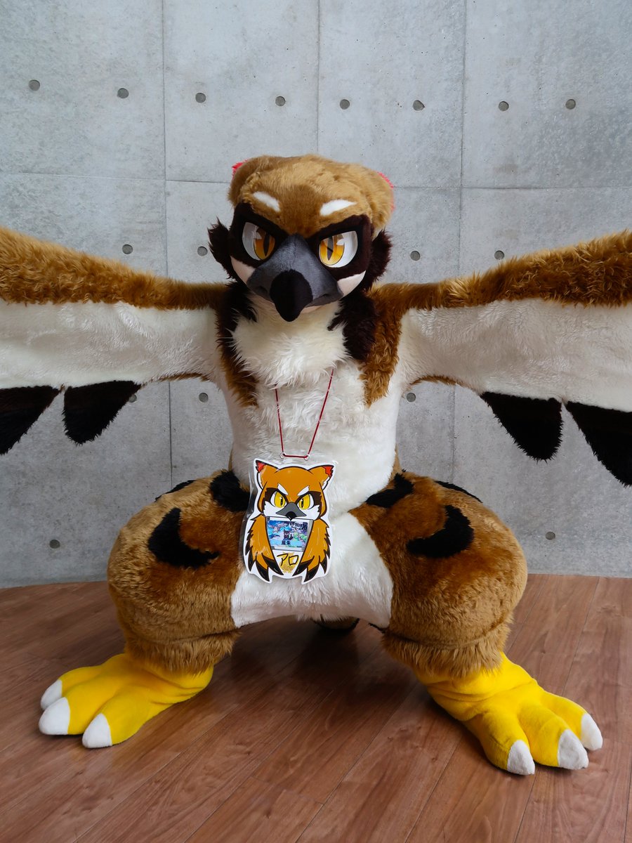 #ケモノクロス 
アロくん
大きな羽で包み込んでいただいて、幸せな気分でした！