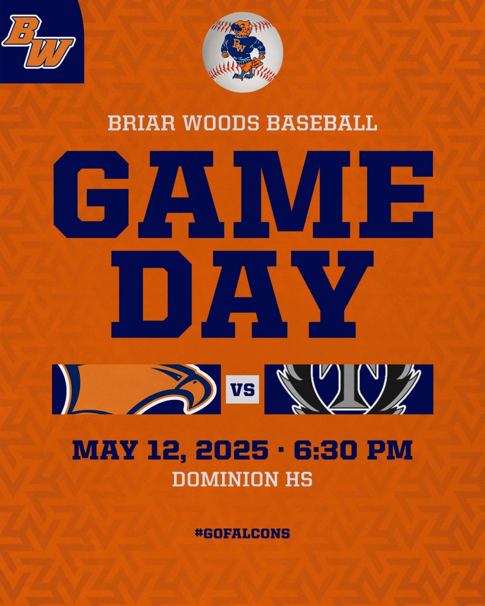 Birds Baseball faces the Titans at Dominion tonight.  Go Falcons!