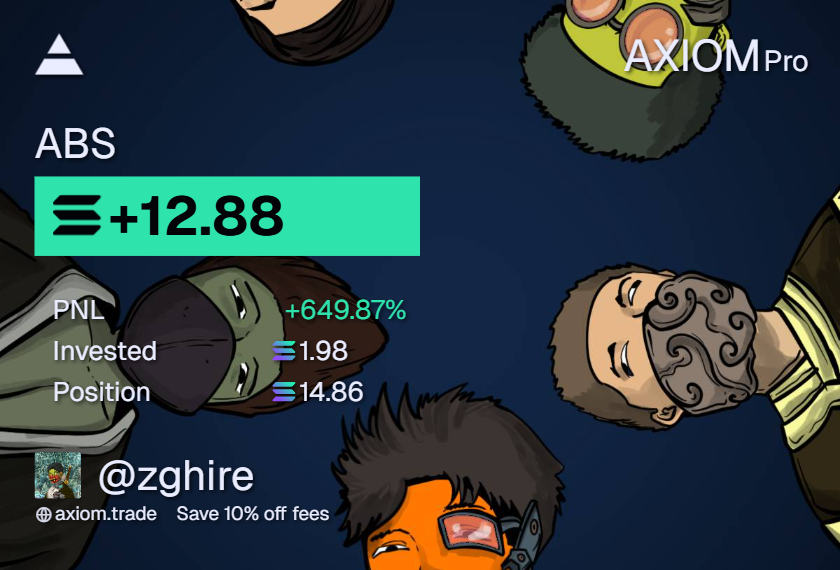 Zghire (@zghire_) on Twitter photo I think it only gets better
Get on Axiom and Get yourself <a href="/Elementals_NFT_/">Elementals</a> to start printing or stay sidelined
axiom.trade/@zghire I think it only gets better
Get on Axiom and Get yourself <a href="/Elementals_NFT_/">Elementals</a> to start printing or stay sidelined
axiom.trade/@zghire