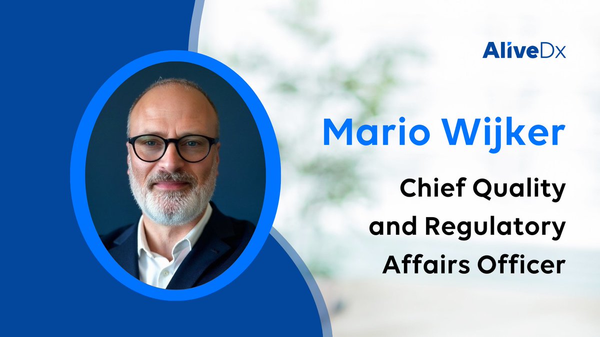 We are thrilled to welcome Mario Wijker as our Chief Quality and Regulatory Affairs Officer. Mario brings over two decades of global leadership experience to our team, and we’re excited to collaborate with him as we drive innovation and enhance patient care. Welcome aboard!