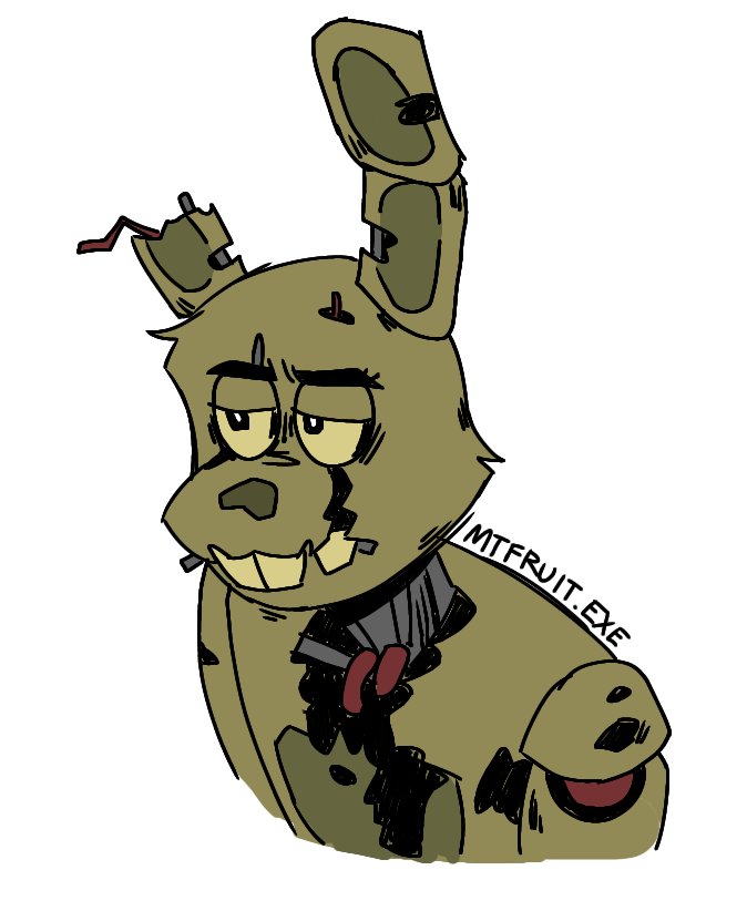 mtfruit's tweet image. я знову тут ":D
намагаюсь щось робити.
#фнаф #спрінгтрап #украрт 
#FNAF #fnaffanart #springtrap