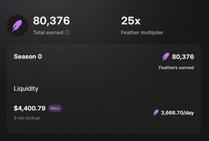 Tiodameiota 🤠 (@tiodameiotaeth) on Twitter photo Believing in something
6 month lockup
25x feather multiplier
Maxi Mode in <a href="/humafinance/">Huma Finance 🟣</a>🔵💙 Believing in something
6 month lockup
25x feather multiplier
Maxi Mode in <a href="/humafinance/">Huma Finance 🟣</a>🔵💙