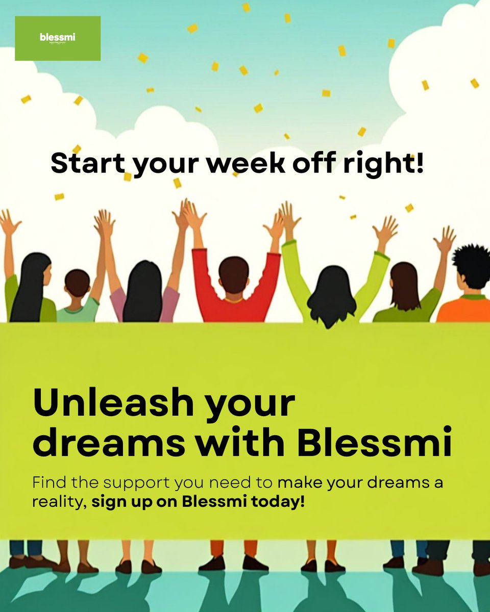 Happy New Week!!
Blessmi is here to support you this week. Let's help you raise funds the easy way. Sign up today.
#blessmi #supportingpeople #fundraising