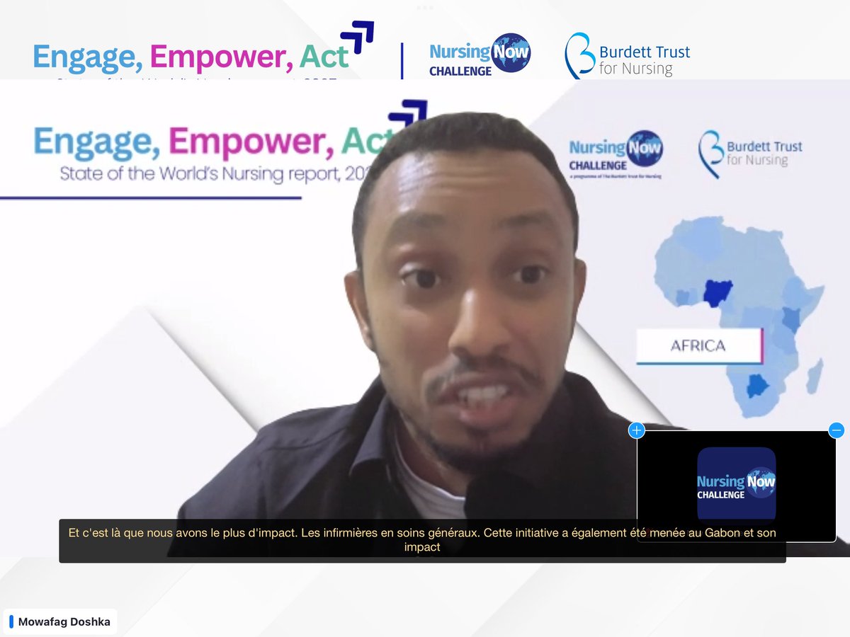 "Only 5 years remain to achieve the #SDGs and #UHC, are we ready?" - <a href="/Moo07401031/">Mowafag Hassan Hashim</a> 
Empowering and retaining Africa’s nursing workforce is key.

#IND2025 #SoWN2025 <a href="/NursingNow2020/">Nursing Now Challenge</a> <a href="/ProfessorAisha/">Professor Aisha Holloway FRCN FNMRCSI (Ad Eundem)</a> <a href="/AfricanHub_NNCC/">African Hub Challengers Committee</a> <a href="/JimC_HRH/">Jim Campbell</a> <a href="/DrCareyMcCarthy/">Carey McCarthy</a> <a href="/MaurineMusie/">Maurine Musie</a>