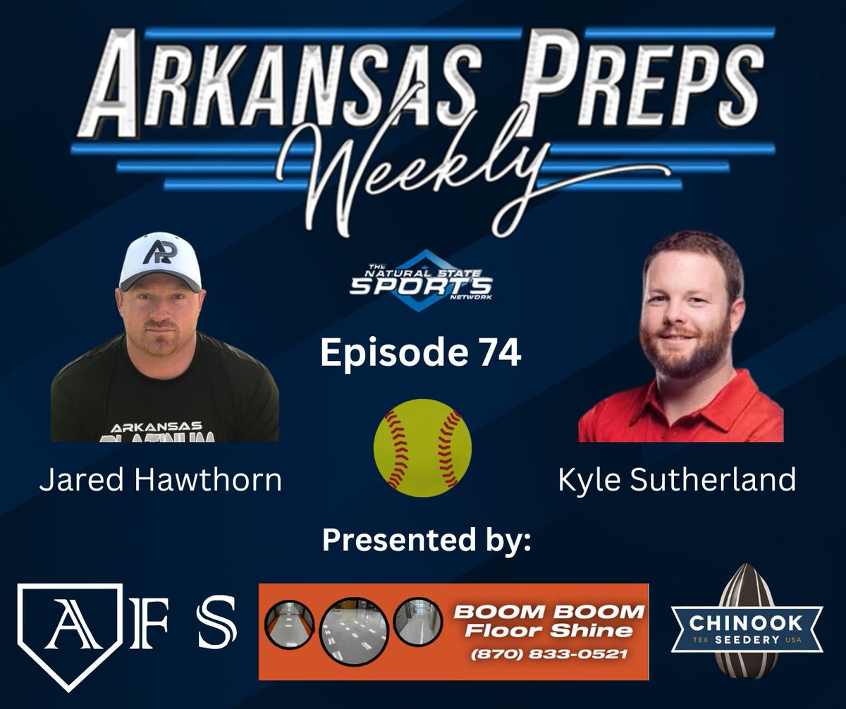 🎧 🎙️ ARKANSAS PREPS WEEKLY 🎙️ 🎧 

Previewing all state tournaments as well as the top highlights from 1A-4A regional tournaments. #arpreps 

📺 tinyurl.com/3a39f6mm
🍎 tinyurl.com/4xzyhc56
Spotify tinyurl.com/muyxzx38