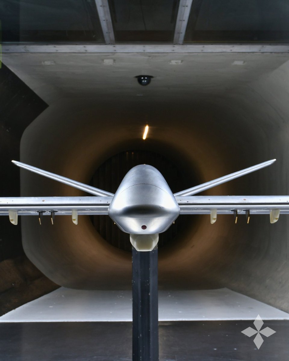 General Atomics Aeronautical Systems, Inc (GA-ASI) (@genatomics_asi) on Twitter photo GA-ASI has begun wind tunnel testing for MQ-9B Short Takeoff and Landing <a href="/NIARWSU/">NIAR at Wichita State University</a> with a scale model to assess aerodynamic performance, stability and control of current designs. With the #MQ9BSTOL mission kit, MQ-9B SkyGuardianĀ® / SeaGuardianĀ® #RPAS will soon operate from GA-ASI has begun wind tunnel testing for MQ-9B Short Takeoff and Landing <a href="/NIARWSU/">NIAR at Wichita State University</a> with a scale model to assess aerodynamic performance, stability and control of current designs. With the #MQ9BSTOL mission kit, MQ-9B SkyGuardianĀ® / SeaGuardianĀ® #RPAS will soon operate from