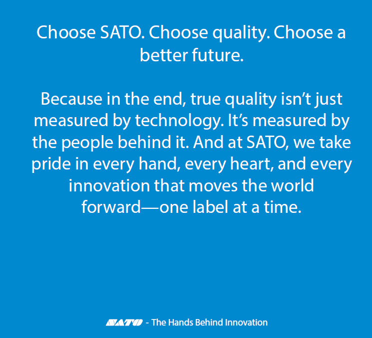 Behind SATO’s production line? It’s not just machines; it’s dedicated women building printers, ensuring every printer meets the highest quality standards.  They are the Hands Behind Innovation, the soul of our reliability.  Choose SATO. Choose the people behind the precision.