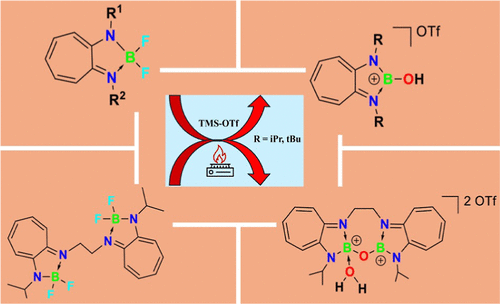 bhkenlo's tweet photo. Synthesis, Characterization, and Reactivity of Aminotroponiminate-Based Difluoroboranes: A Pathway toward Bore(boro)nium Cations | Inorganic Chemistry https://t.co/rK9TbFW0FF Mondal, Roy, and co-workers @InorgChem #boron #aminotroponiminates #borenium #boronium https://t.co/hWMvxB9WEr