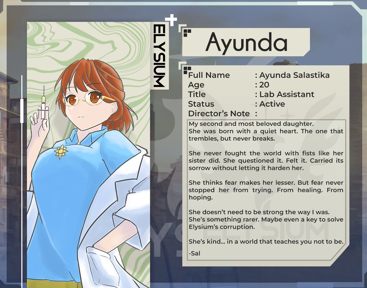 IDTS_Center's tweet image. Our second SEATRS mascot, Ayunda Salastika has made her debut on IDTS Center!
Check her lore out on the IDTS Center's discord server!