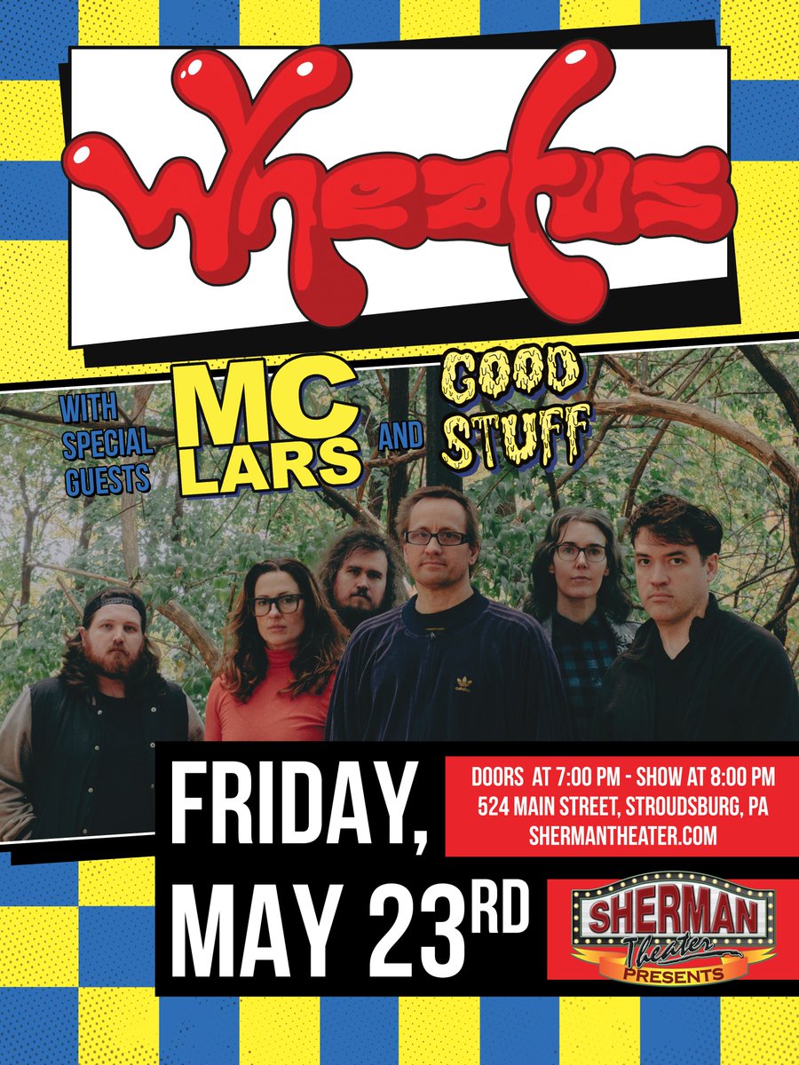 🚨 Opener Update! 🚨
<a href="/wheatus/">wheatus</a> hits the stage on May 24, and we’ve
got a fresh lineup to kick things off! Joining the party
are <a href="/mlars/">Matt Larson</a> and Good Stuff bringing the
energy and setting the vibe

🎫 bit.ly/WheatusST

#Wheatus #TeenageDirtbag #LiveMusic