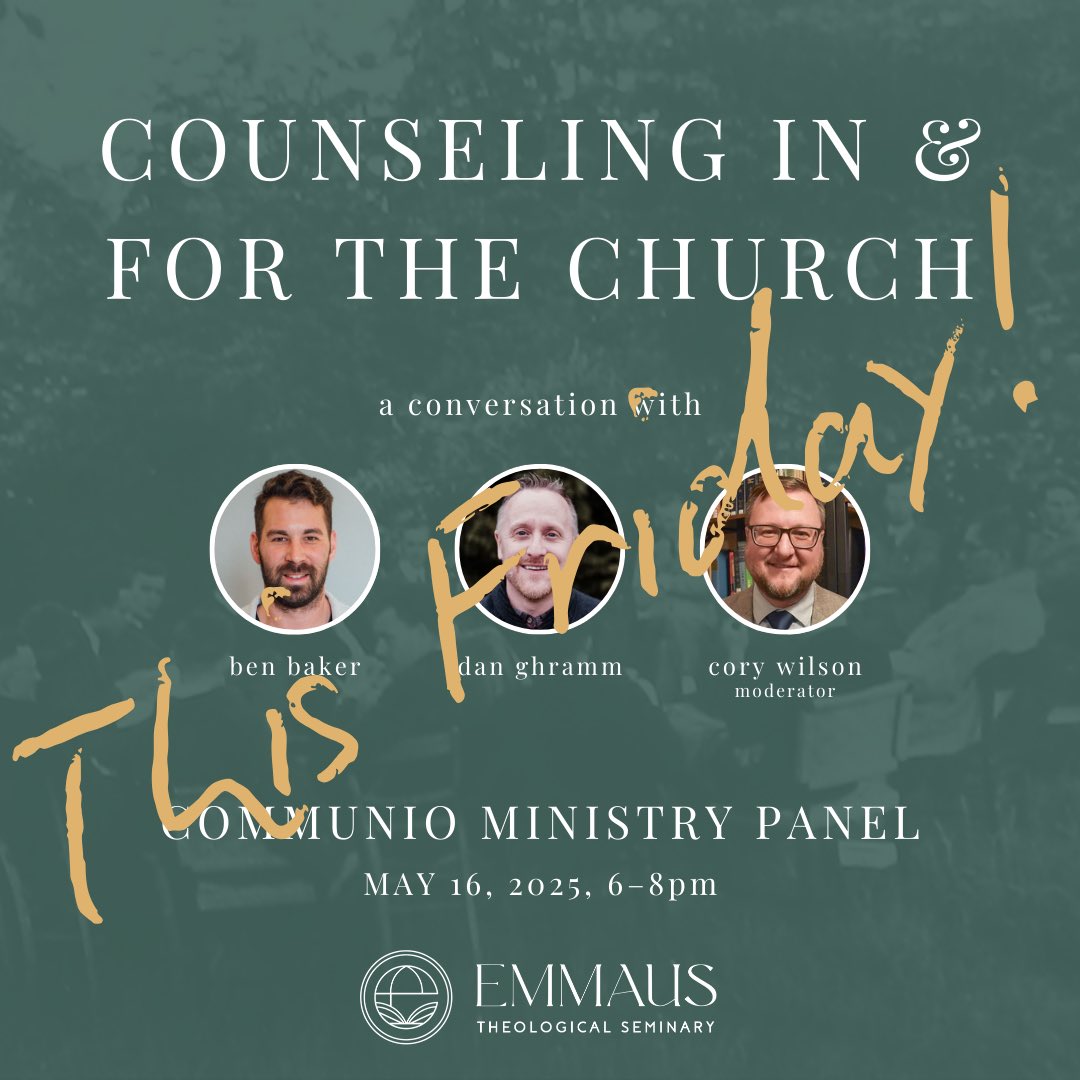 Join us this Friday for our Communio Celebration and Ministry Panel!

Details and RSVP here: emmausseminary.populiweb.com/router/forms/r…