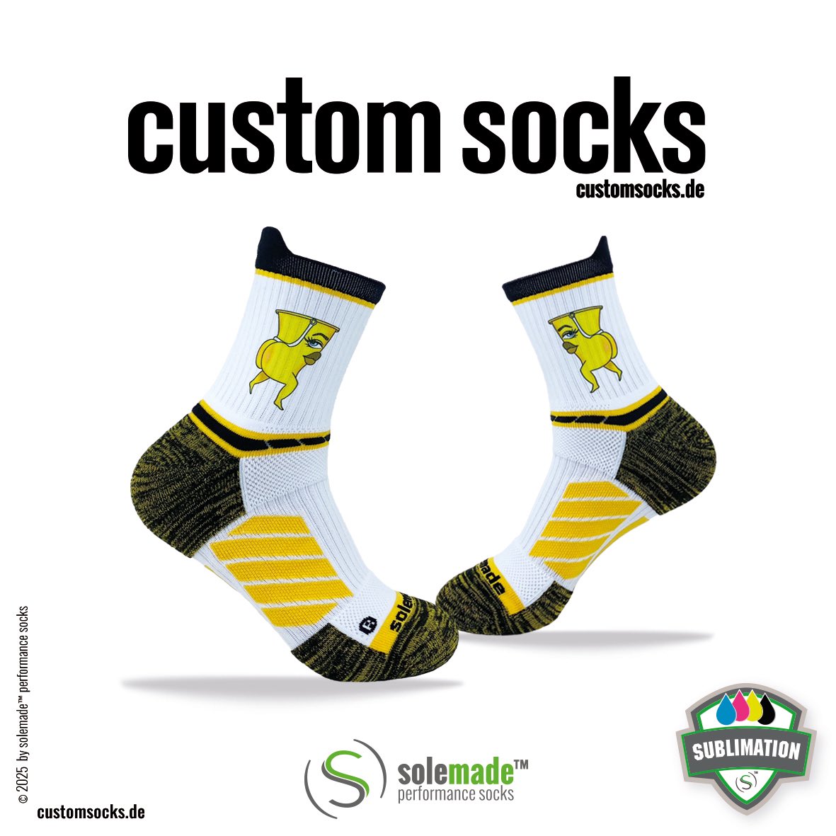 #customsocks - Diese sublimierten custom MID socks hat Cella bei uns bestellt. Was sie wohl mit dem Bucket zum Ausdruck bringen will?

customsocks.de

- - -

#CustomSocks #TeamGear #solemade #socks #keepyoursockgamestrong #mostcomfysocks #wedocustom #teamwear #gotsocks?