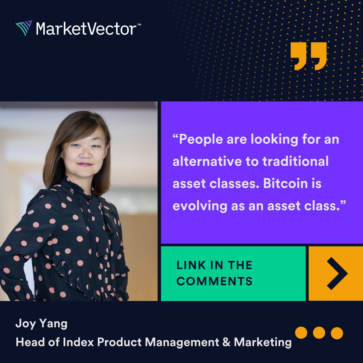 MarketVector Indexes (@marketvector) on Twitter photo “#Bitcoin is evolving as an asset class.” In a conversation with <a href="/DianeKingHall/">Diane King Hall</a> on <a href="/SchwabNetwork/">Schwab Network</a>, <a href="/jyangsaez/">Joy Yang</a> explained what is driving institutional interest in #crypto and how names like $COIN reflect shifting #investor behavior. “#Bitcoin is evolving as an asset class.” In a conversation with <a href="/DianeKingHall/">Diane King Hall</a> on <a href="/SchwabNetwork/">Schwab Network</a>, <a href="/jyangsaez/">Joy Yang</a> explained what is driving institutional interest in #crypto and how names like $COIN reflect shifting #investor behavior.