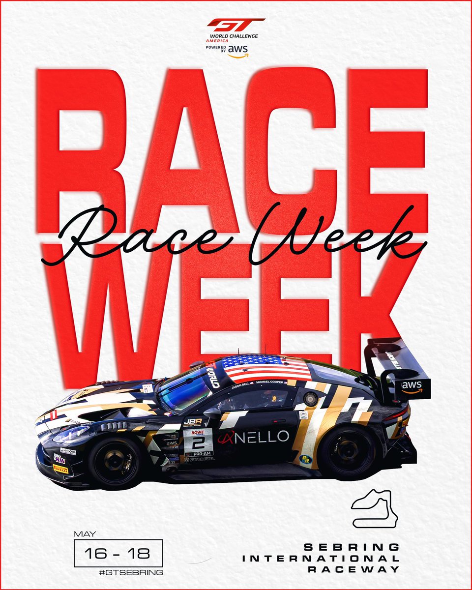 gtworldcham's tweet photo. Life’s about to get good 😎
Join us in the sunshine state for Rounds 5+6!
Meet the drivers in with our autograph sessions, and stroll the garages via motorsports most open paddock 👊
🎟️ https://t.co/rScdqCjJhZ
#GTSebring #GTWorld #GTWorldAmerica https://t.co/vPu4rubDa0