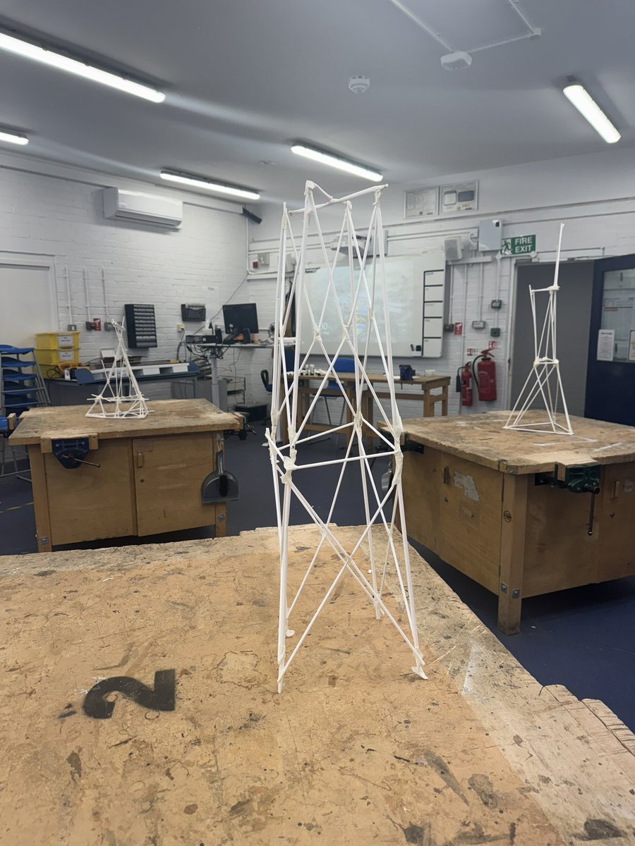 WGSBDesignTech's tweet image. The Year 9s went full architect mode last week when they built towers, not just tall, but mighty strong too.

Armed with determination (&amp;amp; a limited amount of tape), they stacked, balanced, and engineered their way to the top.

The winning tower stood at a wobbly 77cm high.