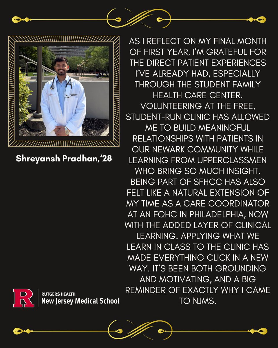 Get to Know Our Students
#RutgersNJMS