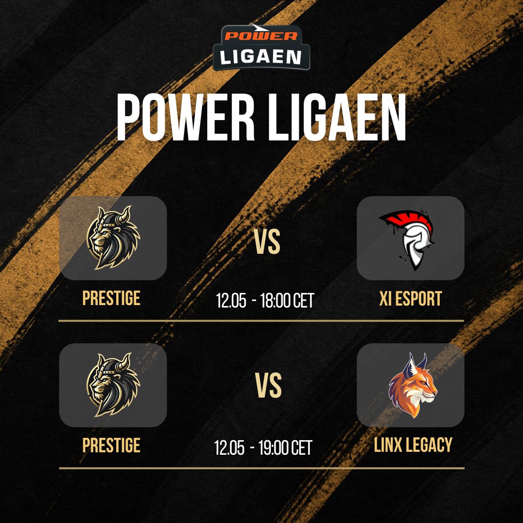 So here we go! Big day, batteries fully charged 🔋

🕕 18:00 we face <a href="/XIESPORTGG/">XI ESPORT</a> 
twitch.tv/dust2tv

🕕 19:00 battle against <a href="/LinxLegacyGG/">Linx Legacy</a>