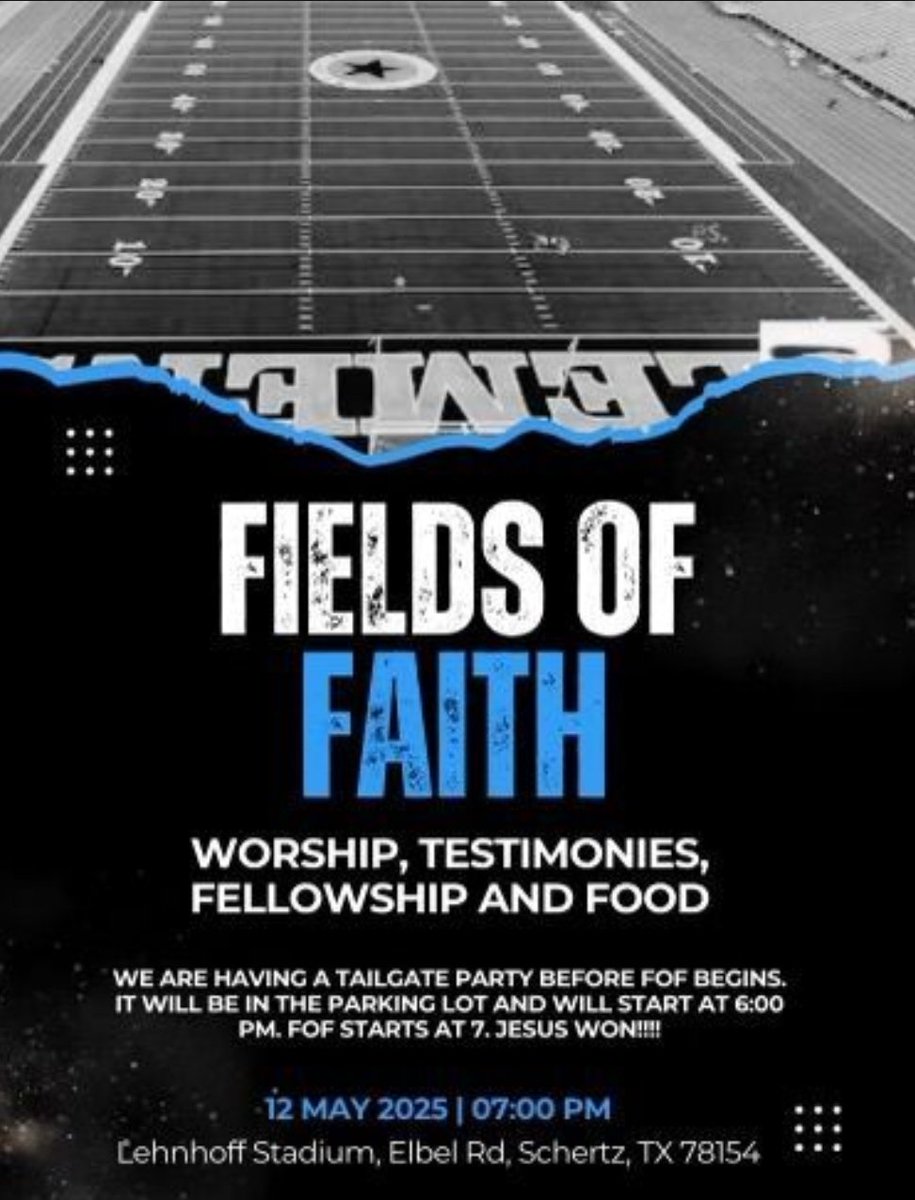 Coach Gatian (@coachgatian) on Twitter photo Tonight’s the night! Join us for Fields of Faith — a powerful evening of worship, testimony, and community under the lights. See you there! #FieldsOfFaith #FaithFamily <a href="/TheFCATeam/">FCA</a> <a href="/FCASanAntonio/">San Antonio FCA</a> <a href="/ClemensBuffsFB/">Clemens Football</a> <a href="/SamuelClemensBB/">Samuel Clemens Men’s Basketball</a> <a href="/scbuffalostrong/">Clemens Athletics</a> <a href="/SamuelClemensHS/">Clemens High School</a> Tonight’s the night! Join us for Fields of Faith — a powerful evening of worship, testimony, and community under the lights. See you there! #FieldsOfFaith #FaithFamily <a href="/TheFCATeam/">FCA</a> <a href="/FCASanAntonio/">San Antonio FCA</a> <a href="/ClemensBuffsFB/">Clemens Football</a> <a href="/SamuelClemensBB/">Samuel Clemens Men’s Basketball</a> <a href="/scbuffalostrong/">Clemens Athletics</a> <a href="/SamuelClemensHS/">Clemens High School</a>