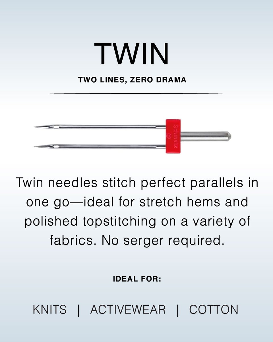 Mood_Fabrics's tweet image. 🪡 Not all needles are created equal—choose the right one for the job!

Upgrade your stitch game and protect your fabric with precision.

#SewingNeedles #SewingTools #MoodFabrics #SewFromScratch #NeedleGuide #SewingTips #SewingEducation #MadeWithMood