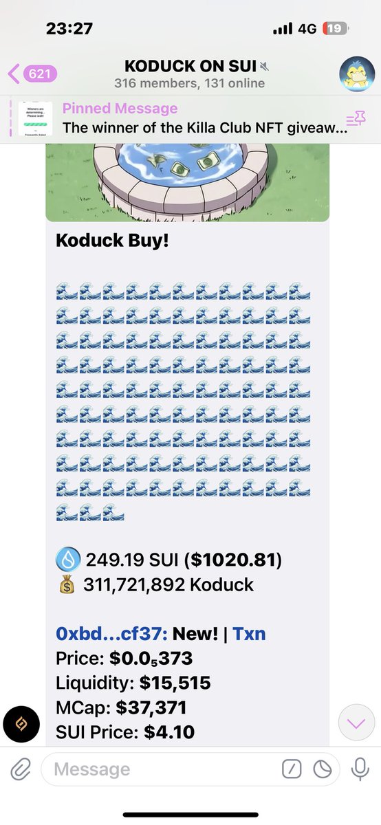 $1000 into $KODUCK at 30k MC.
This Duck got early believers 🌊

$SUI | $DEEP | <a href="/EmanAbio/">Adeniyi.sui</a> 🐤
