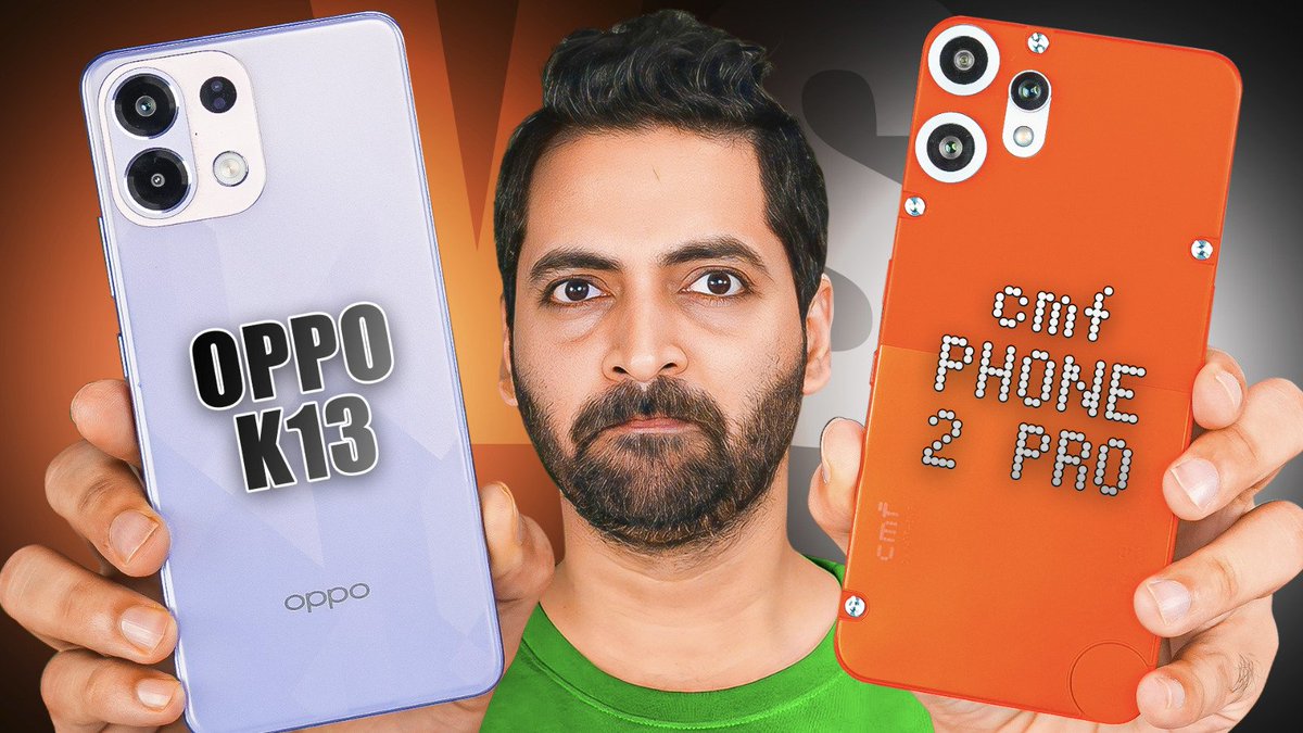 OPPO K13 Vs CMF Phone 2 Pro : Who Is The Budget KING 👑??

Watch Full Video Here :youtu.be/Ah33Sa3tyXU