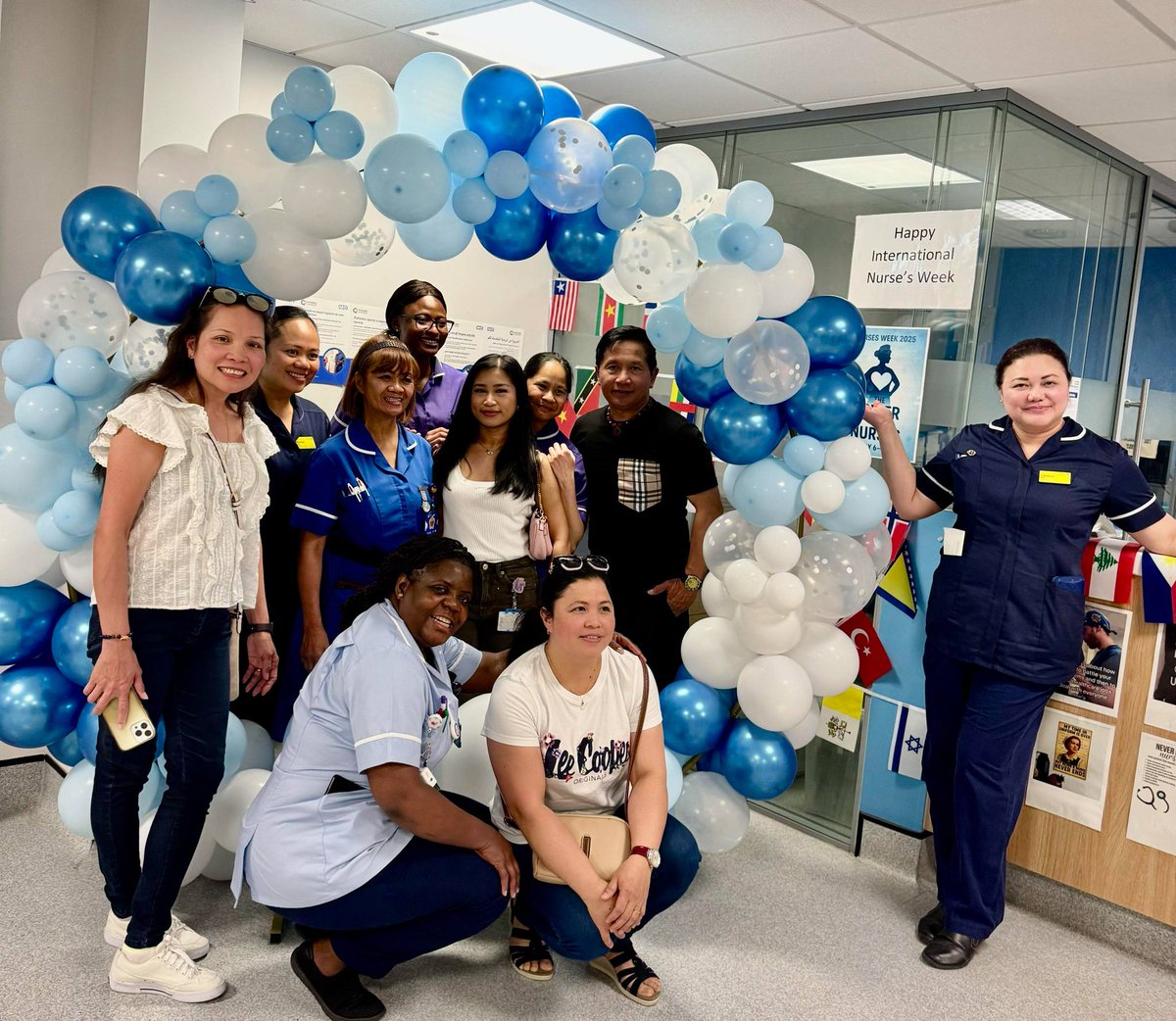 A very pretty display for our nurses in AMU 💫 #IND2025 #NursesDay