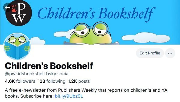 PW Children's Bookshelf has relocated to Bluesky. See you there!