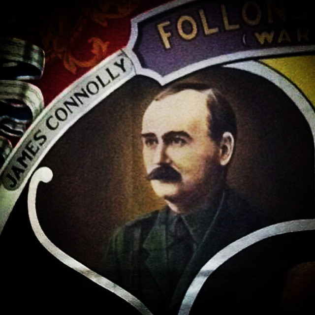 James Connolly was executed #OnThisDay in 1916 for his part in the Easter Rising.
His portrait is on the 1928 Follonsby banner with the words of William Morris: “Come join in the only battle wherein no man can fail; Where whoso falleth and dieth yet his deed shall still prevail’’