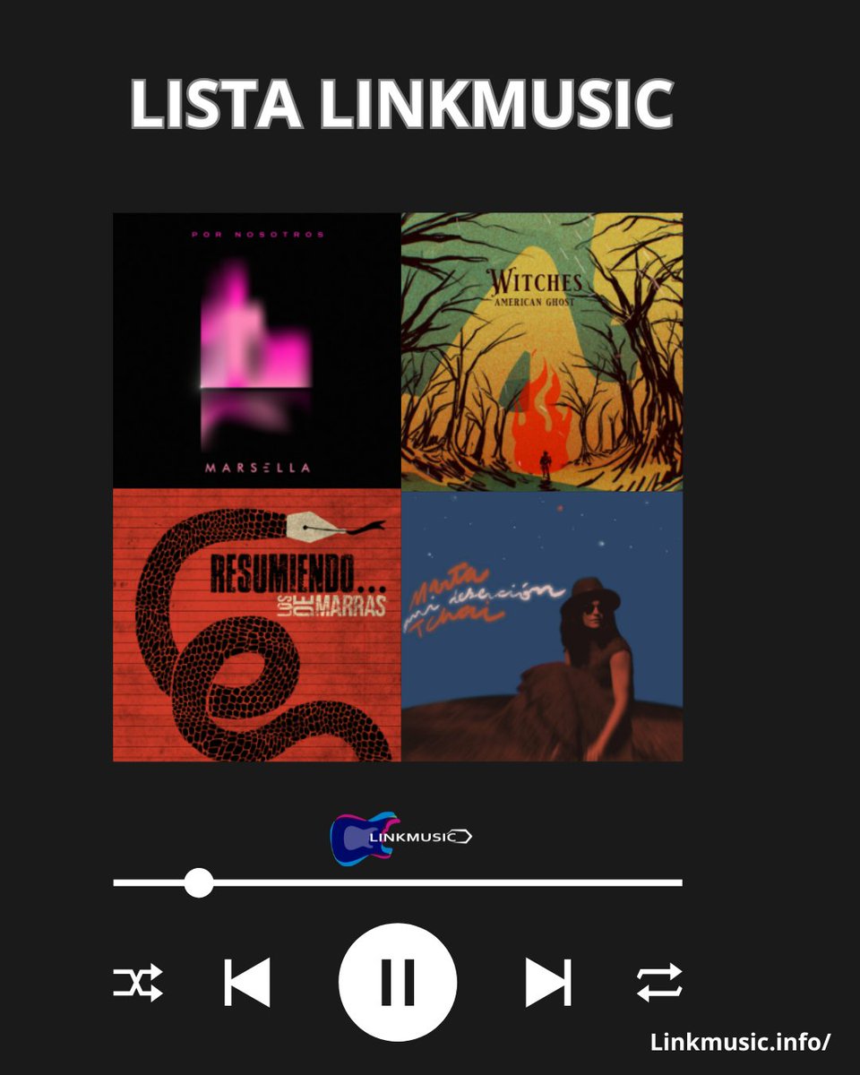Linkmusic (@lnkmsc_es) on Twitter photo #PLAYLIST SEMANAL #LINKMUSIC
<a href="/SuenaMarsella/">M A R S E L L A</a> y su tema "Por nosotros"
Además de:
American Ghost
<a href="/losdemarras/">Los de Marras</a>
@martatchai
<a href="/ErizoNino/">El Niño Erizo (Oficial)</a>
<a href="/BlamdeLam_/">Blam de Lam</a>
SombraS
No Quiero
<a href="/amelieoriginal/">Amelie</a>
Nervio
bit.ly/4maLN1u ◁
#Playlist #SomosLinkmusic #PLAYLIST SEMANAL #LINKMUSIC
<a href="/SuenaMarsella/">M A R S E L L A</a> y su tema "Por nosotros"
Además de:
American Ghost
<a href="/losdemarras/">Los de Marras</a>
@martatchai
<a href="/ErizoNino/">El Niño Erizo (Oficial)</a>
<a href="/BlamdeLam_/">Blam de Lam</a>
SombraS
No Quiero
<a href="/amelieoriginal/">Amelie</a>
Nervio
bit.ly/4maLN1u ◁
#Playlist #SomosLinkmusic