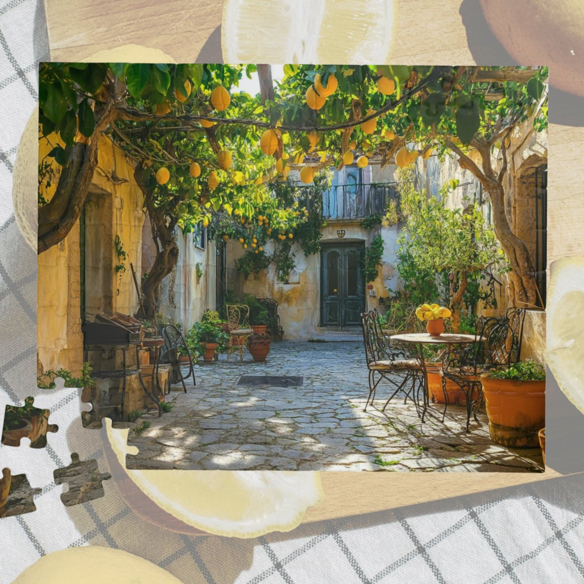 ChrisHiddenGems's tweet image. Step into a sunlit Italian courtyard — no passport required. 🇮🇹🍋
Our Lemon Courtyard Puzzle is your rustic summer retreat in 1000 pieces.
Perfect for travel lovers & cozy dreamers. 🧩
👉 etsy.com/listing/430353…
#PuzzleLovers #LemonVibes #RusticDecor #MediterraneanMood #Etsy