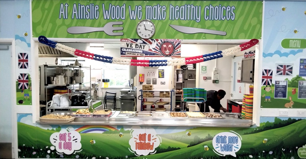 WFCatering (@cateringwf) on Twitter photo Last week the catering team celebrated VE Day 80th Anniversary marking 80 years when World War II ended! Here are a number of schools with delicious menus and some very bright decorations...
#victoryday80
<a href="/JennyHammondE11/">Jenny Hammond School</a> <a href="/HenryMaynardE17/">Henry Maynard</a> Last week the catering team celebrated VE Day 80th Anniversary marking 80 years when World War II ended! Here are a number of schools with delicious menus and some very bright decorations...
#victoryday80
<a href="/JennyHammondE11/">Jenny Hammond School</a> <a href="/HenryMaynardE17/">Henry Maynard</a>