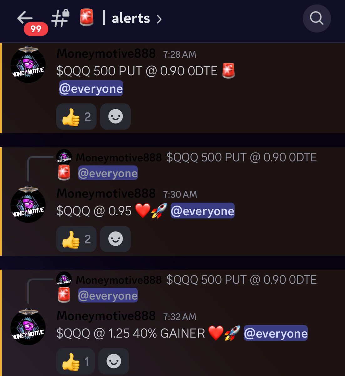 $QQQ PUTS SLAMMED 

500 PUT 

INSTANT MONEY MADE 🤑 

YES WE ONLY TRADE $SPY $QQQ $SPX DAILY

whop.com/moneymotive