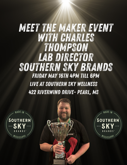 SouthernSkyWell's tweet image. *Event is this Friday!*

Holding the First Place 🏆 trophy for Watermelon Woo (a @ricflairdrip product)!  
.
.
.
.
.
#chemistry
#labdirector
#firstplace
#awardwinning
#concentrate
#plantmedicine
#meetandgreet
#shoptalk