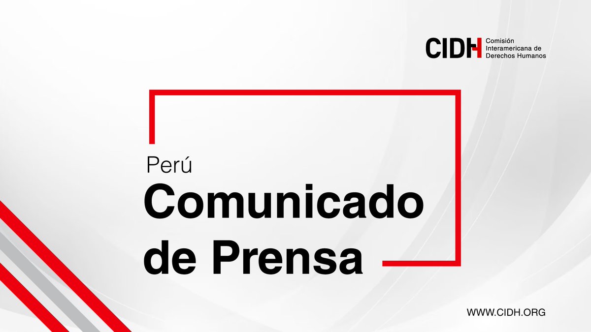 #Perú: #CIDH manifiesta su grave preocupación por los artículos de la ley que modifica la agencia de cooperación internacional.

#DerechosHumanos 👉🔗ow.ly/cFca50VR409