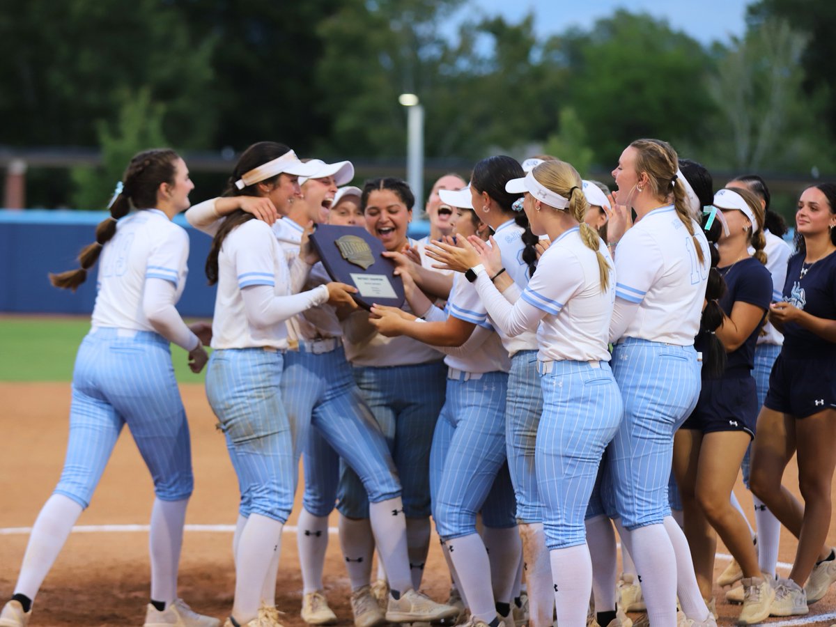 NJCAA DII South District Champs! 🏆 Next up, we're headed to Oxford, Alabama for the DII Softball World Series, May 19–24. Let’s go, Vikings!