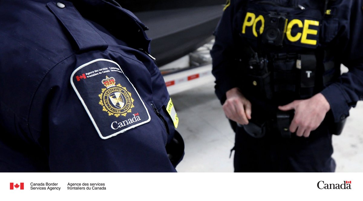 CanBorder's tweet photo. We thank our law enforcement partners for the work we do together everyday to protect Canadians. From disrupting organized crime, to intercepting weapons and drugs, to combatting auto theft, our partnerships help keep communities safe. #NationalPoliceWeek https://t.co/MgSl9Zk4ir
