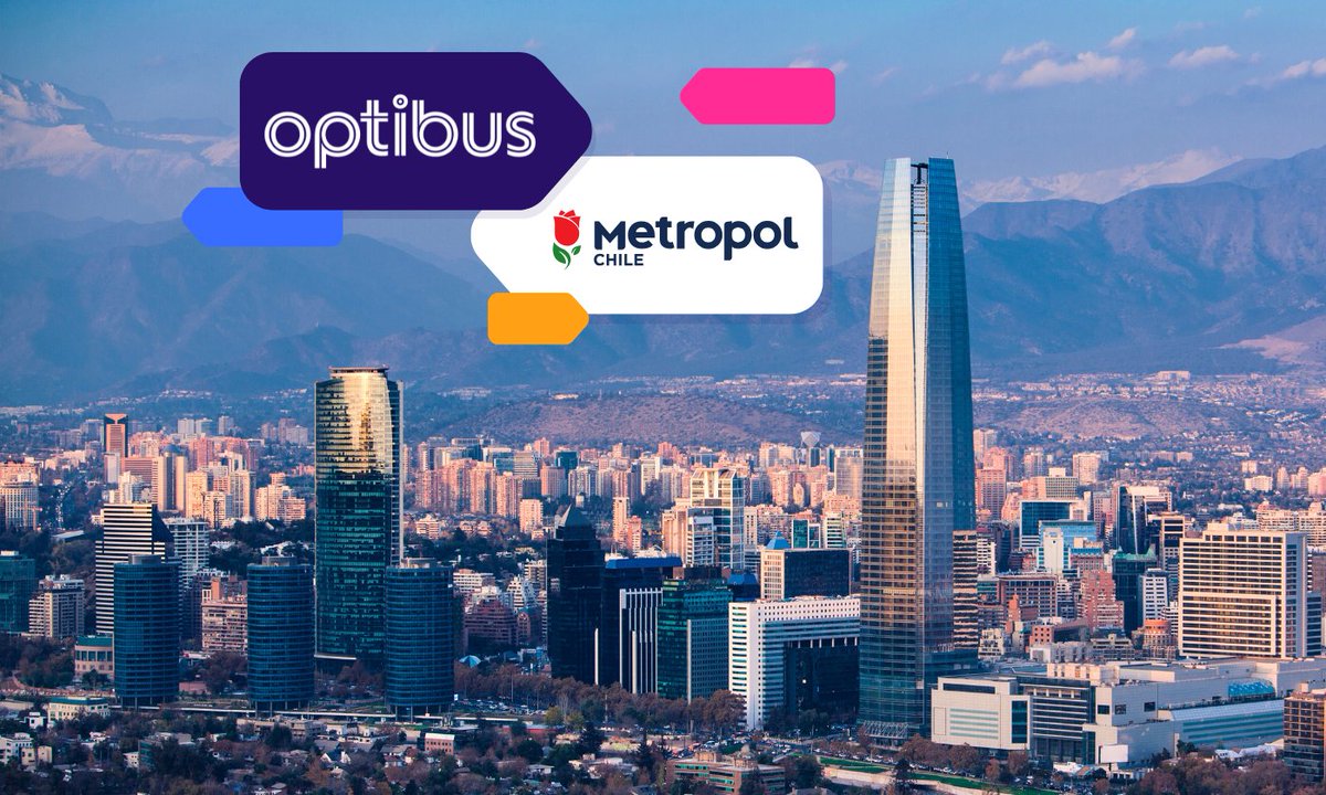 Metropol Group has chosen Optibus Planning, Scheduling, and Electric Vehicle Management as the software solution for its 700-bus fleet within RED Metropolitana de Movilidad, the #PublicTransportation system of Santiago, the capital of Chile.

Read More: hubs.ly/Q03m0bLh0