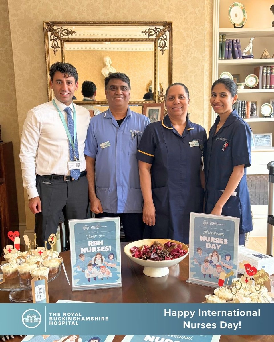 Happy International Nurses Day! 💙🌍

Today, we celebrate our incredible nurses and healthcare support staff.

To all nurses and healthcare support staff: thank you for the care you bring to everyone.

#InternationalNursesDay #RoyalBucksHospital
