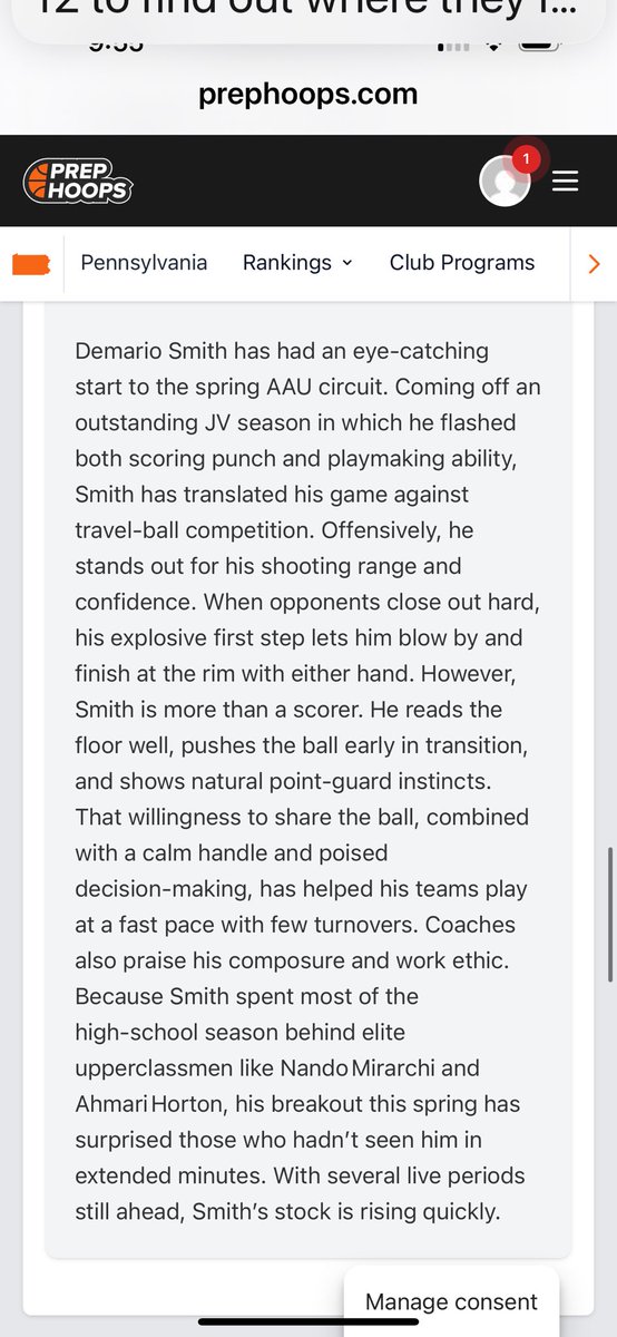 <a href="/tcjones2007/">T.C. Jones</a> <a href="/PrepHoopsPA/">Prep Hoops Pennsylvania</a> <a href="/E2A2_Basketball/">Erie Elite Basketball Academy</a> <a href="/CoachLynchCP/">Coach Lynch</a> <a href="/MASHboyshoops/">Meadville Boys Basketball</a> <a href="/2026Nando/">Nando Mirarchi</a> <a href="/TykieButler5/">Tykie Butler</a> <a href="/thedemariosmith/">Demario Smith</a> <a href="/TNBA17UHGSL/">TNBA OH 17-U-HGSL</a> Featured Athlete:
<a href="/thedemariosmith/">Demario Smith</a>