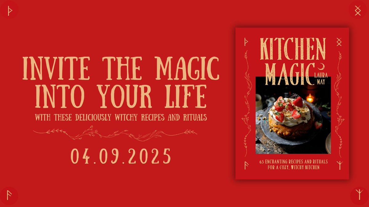 Invite the magic into your life with KITCHEN MAGIC, A magical cookbook full of folkloric wisdom and over 60 cozy witchy recipes and rituals 🕯️🌙

Out 04.09.2025. Pre-order now! brnw.ch/21wSAr7