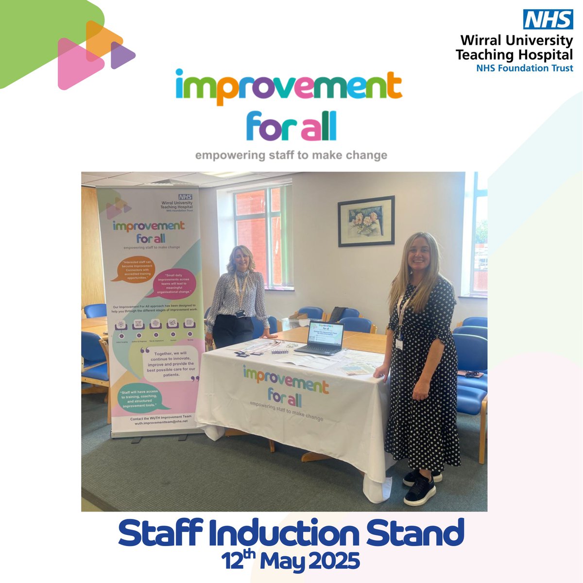 WUTH Improvement Team (@wuthimprovement) on Twitter photo A warm welcome to all the new starters at WUTH! Steph & Gemma had a great time at the WUTH Induction Marketplace today, sharing our exciting improvement plans and showcasing recent successes. We’re looking forward to working together to make a positive impact! #Improvementforall A warm welcome to all the new starters at WUTH! Steph & Gemma had a great time at the WUTH Induction Marketplace today, sharing our exciting improvement plans and showcasing recent successes. We’re looking forward to working together to make a positive impact! #Improvementforall