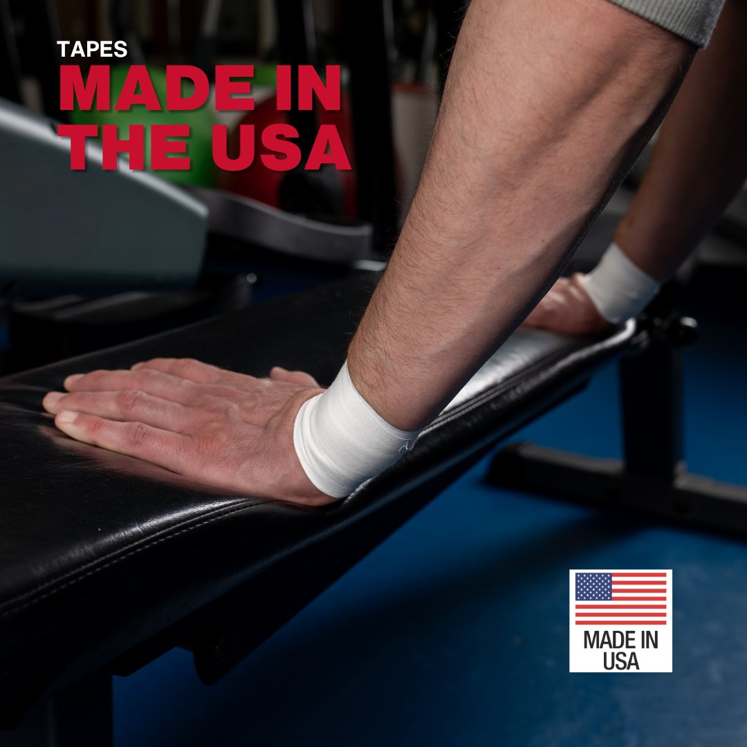 These Mueller® tapes are all made in the USA:

• FlexLight™ Tape
• MTape®
• Tear-Light® Tape

Shop Mueller at muellersportsmed.com

#madeintheusa #teammueller #muellerready #muellertough