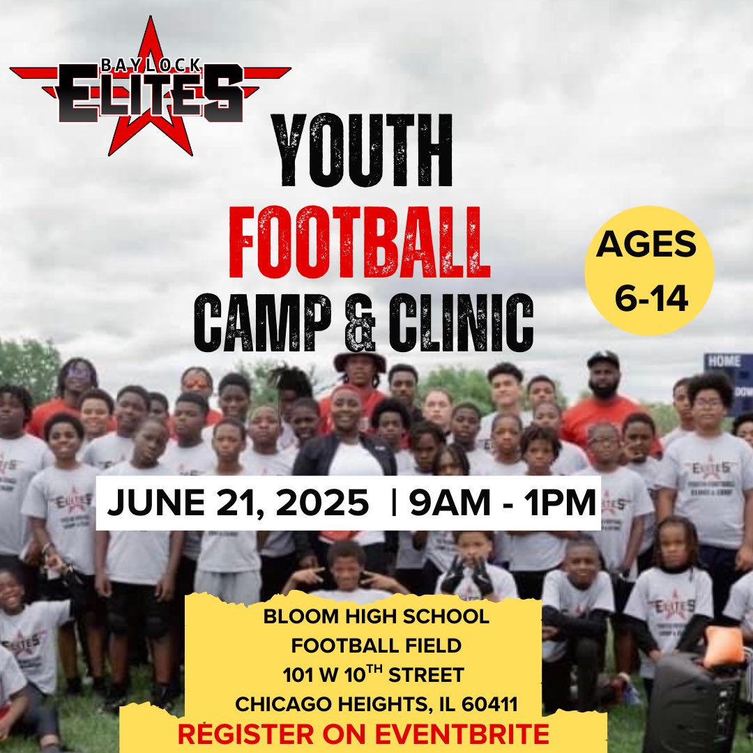 We Are Back! June 21st I will be Hosting my 3rd Annual Football Camp in Honor of My brother/teammate Jacquice Baylock. This Event started to Keep My brother's Legacy Alive while also giving the kids from My community a chance to Learn from collegiate and professional athletes