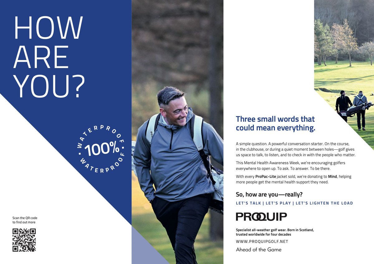 ProQuip Launches ‘Lighten The Load’ Campaign In Support Of Better Mental Health. 
Weatherwear specialist announces campaign in Mental Health Awareness Week, including donations to charity Mind from sales of its ‘lightest-ever’ rain jacket 
👉🏼  buff.ly/f5EFEYN