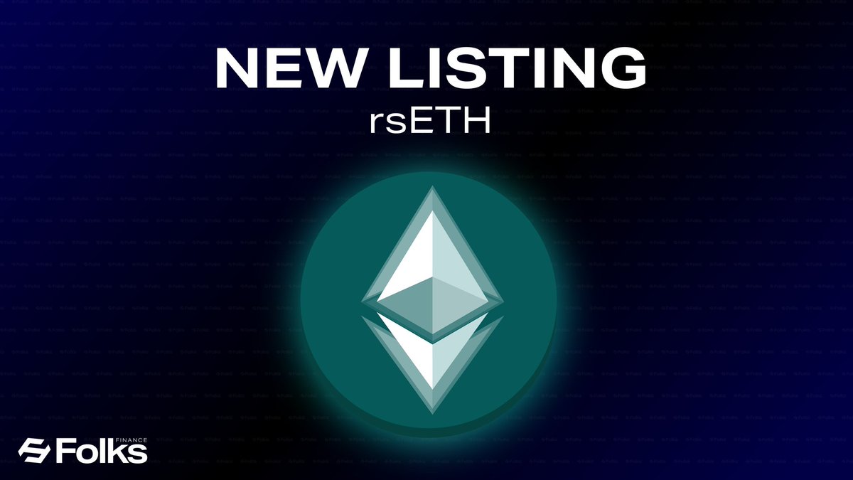 The Chief Captain (@captainjack125) on Twitter photo ๐๐'๐ ๐ผ๐๐ฝ ๐๐๐ผ๐๐๐ ๐ฑ ?
<a href="/FolksFinance/">Folks Finance</a> has recently announced the listing of rsETH
rsETH โ <a href="/KelpDAO/">Kelp</a>'s Ethereum Liquid Restaking Token (LRT) now live on <a href="/arbitrum/">Arbitrum</a>.
This amazing integration allows users to
โ Deposit: Add rsETH to Folks Finance
โ Collateralize : Use ๐๐'๐ ๐ผ๐๐ฝ ๐๐๐ผ๐๐๐ ๐ฑ ?
<a href="/FolksFinance/">Folks Finance</a> has recently announced the listing of rsETH
rsETH โ <a href="/KelpDAO/">Kelp</a>'s Ethereum Liquid Restaking Token (LRT) now live on <a href="/arbitrum/">Arbitrum</a>.
This amazing integration allows users to
โ Deposit: Add rsETH to Folks Finance
โ Collateralize : Use