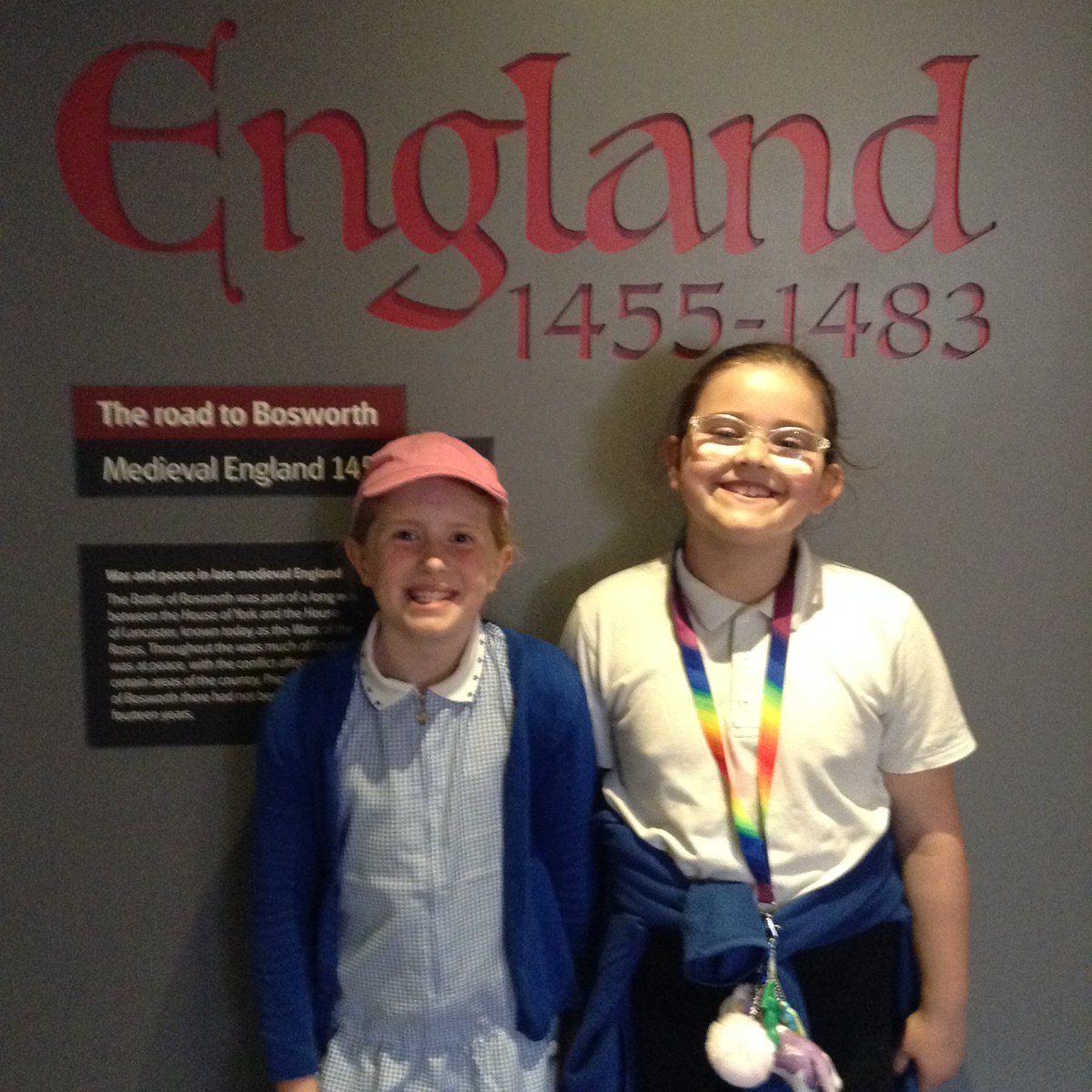 latimerprimary's tweet photo. What a fabulous day for a trip out to Bosworth battlefield, filled with action packed fun. We acted out scenes from the Battle of Bosworth, met a soldier who taught us about handling weapons and tried on a few costumes. #4LV #LatimerHistory #Learningbroughttolife https://t.co/WigwkZftVo