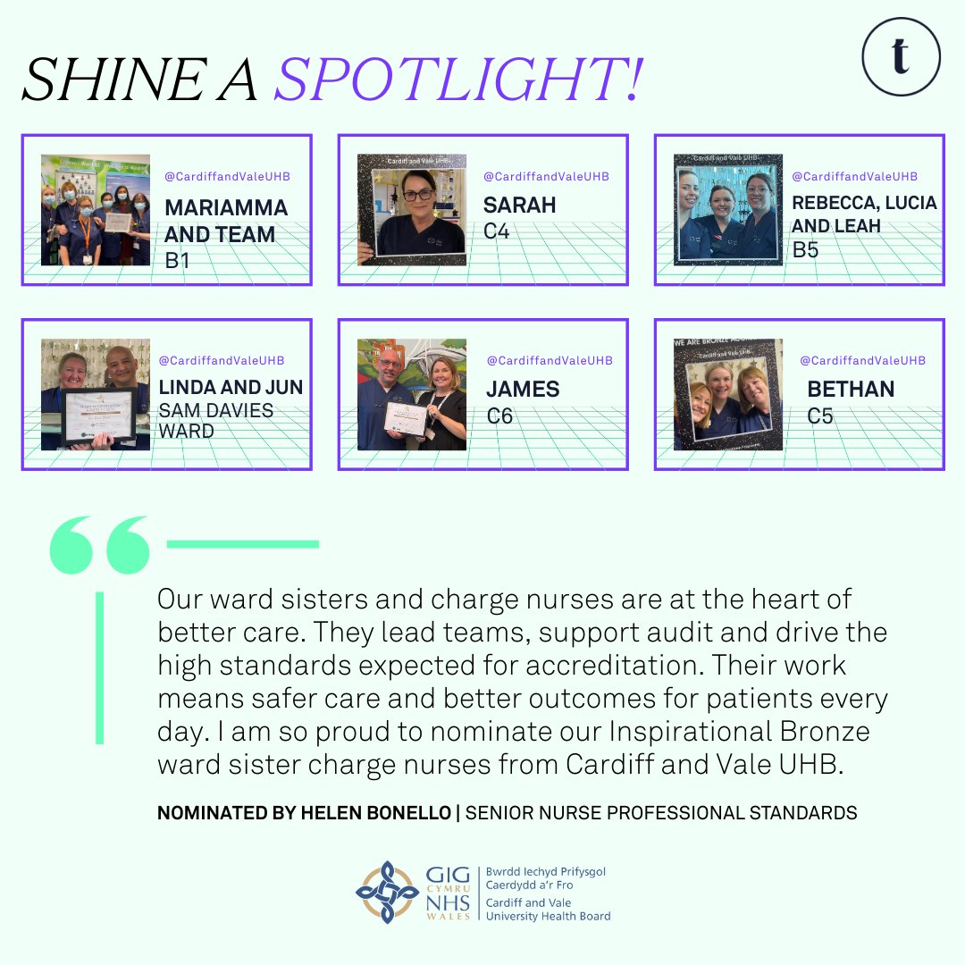Tendable (@wearetendable) on Twitter photo Shout-out to the incredible ward sisters and charge nurses at <a href="/CV_UHB/">Cardiff and Vale University Health Board</a> this #InternationalNursesDay✨
These exceptional leaders are at the heart of quality care, from leading teams to driving high standards.📈
We're proud of these incredible individuals!💙
#NursesDay #Nursing Shout-out to the incredible ward sisters and charge nurses at <a href="/CV_UHB/">Cardiff and Vale University Health Board</a> this #InternationalNursesDay✨
These exceptional leaders are at the heart of quality care, from leading teams to driving high standards.📈
We're proud of these incredible individuals!💙
#NursesDay #Nursing