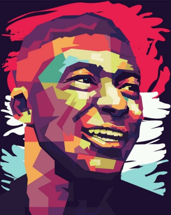 vision_ic's tweet photo. Art of the Day: "Pop-Art of Mbappe". Buy at: https://t.co/ka5wnAEB2x https://t.co/SRuVIXqEAz